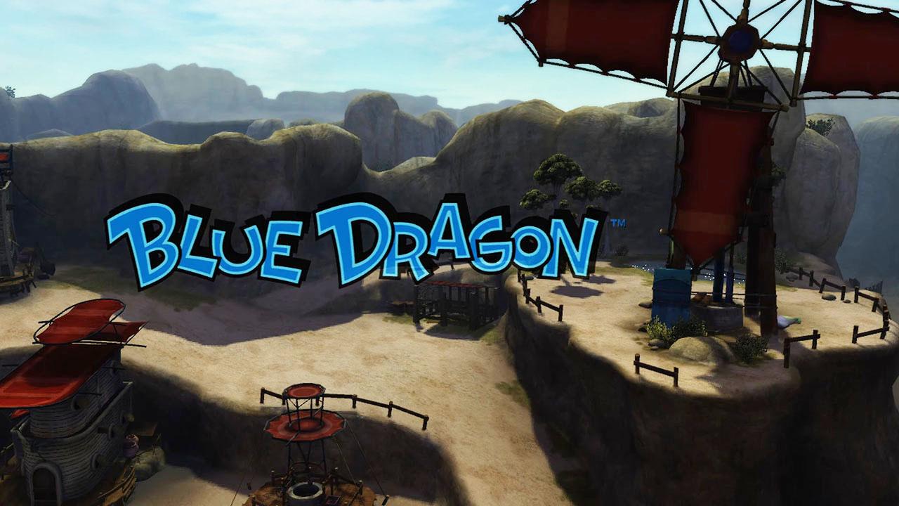 Blue Dragon title screen for Xbox 360